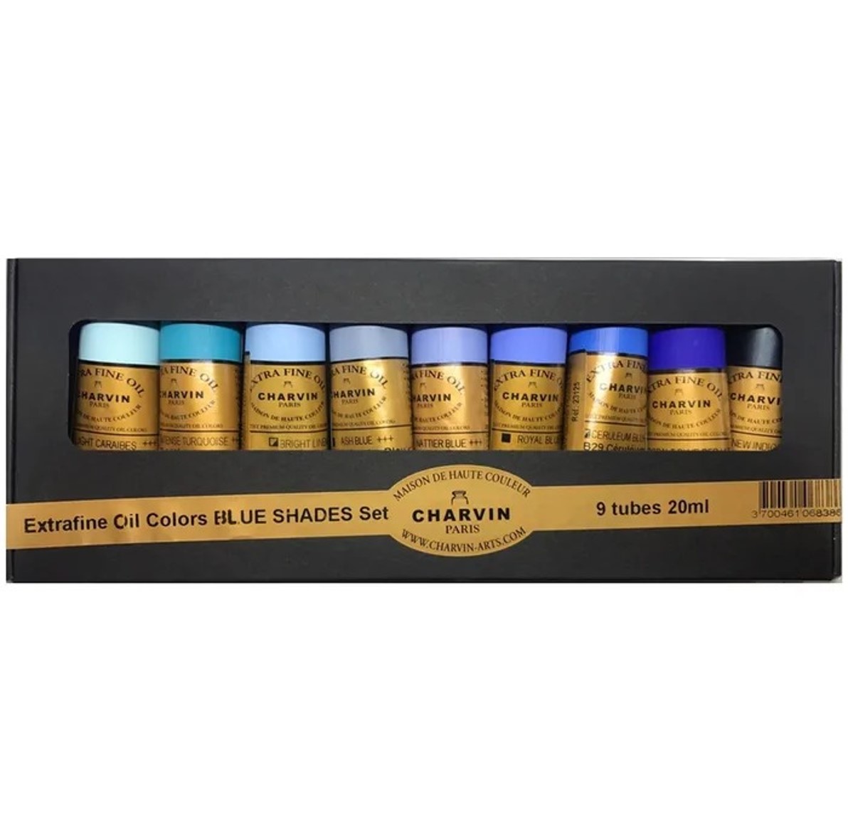 Charvin Extra Fine Oil Set Blue Shades