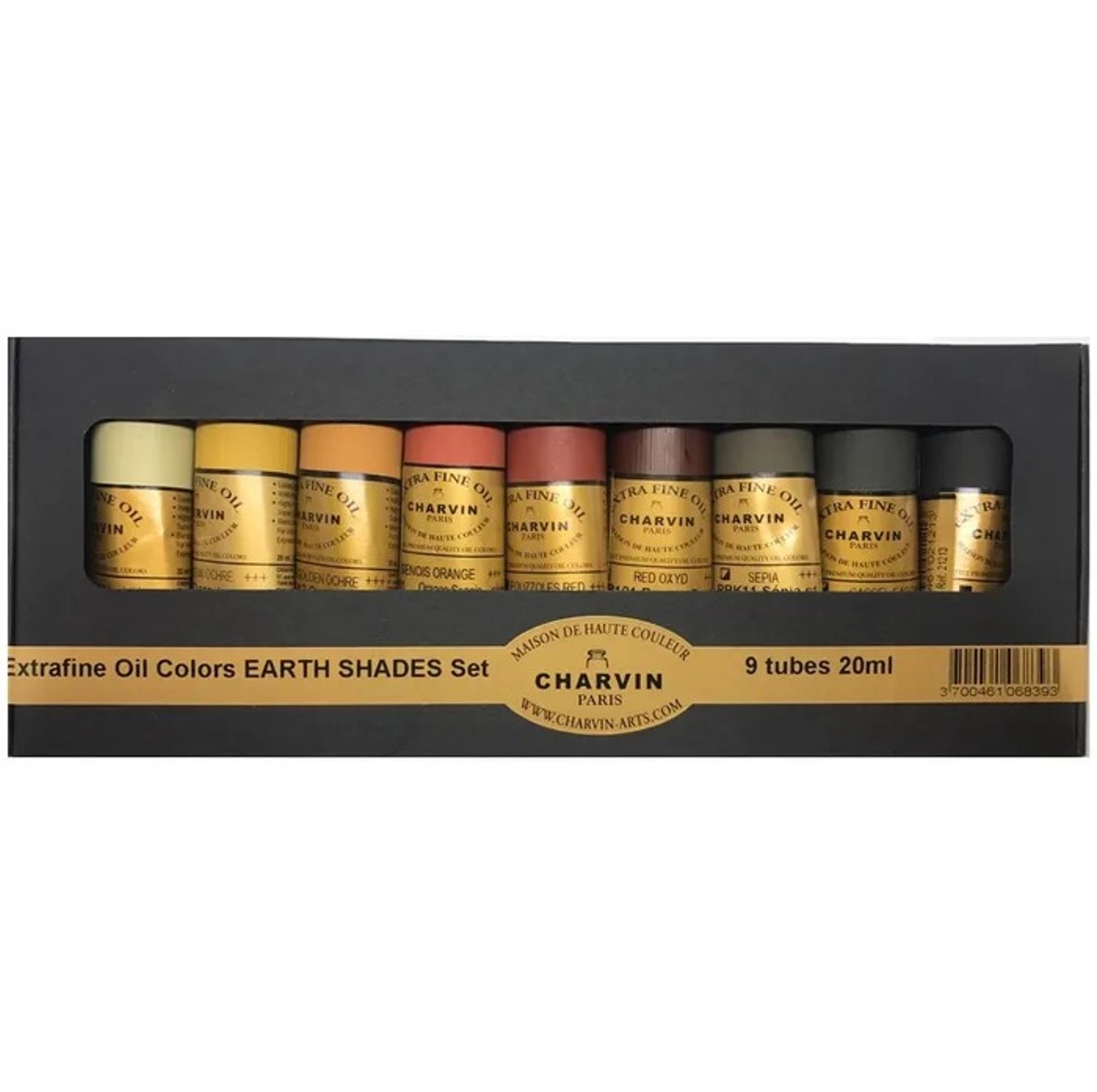Charvin Extra Fine Oil Set Earth Shades