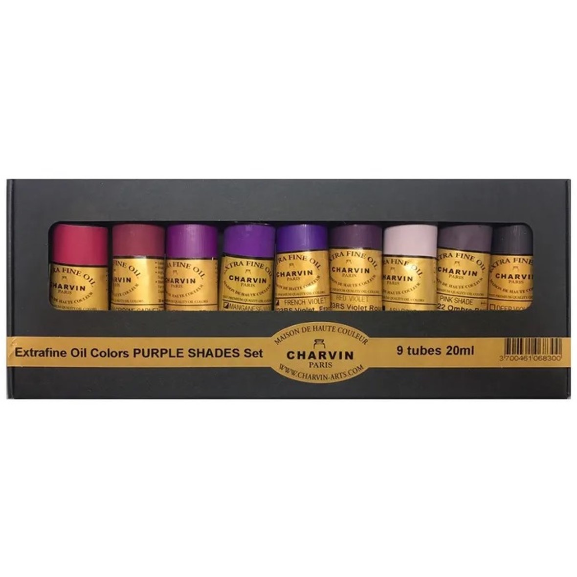 Charvin Extra Fine Oil Set Purple Shades