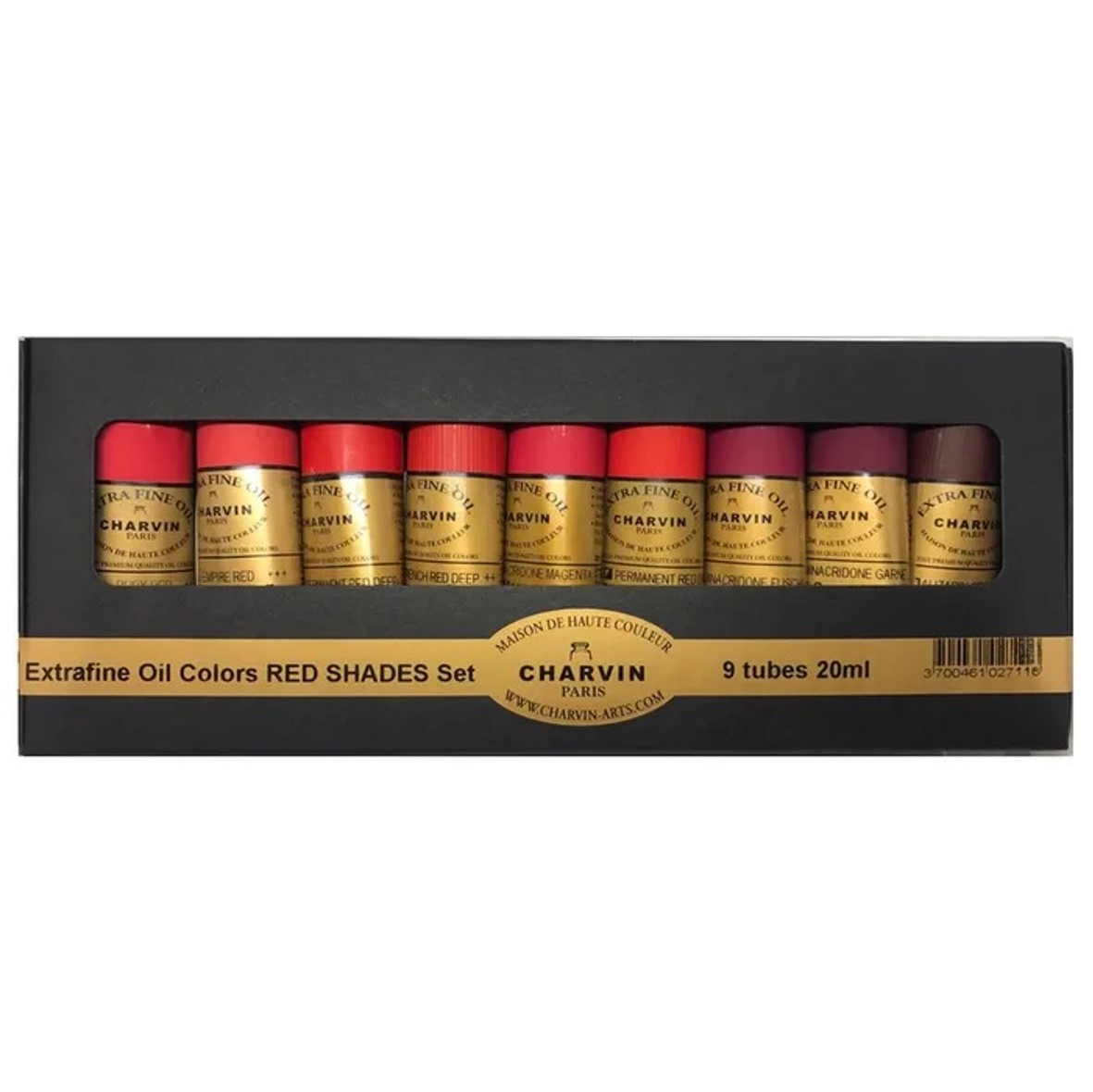 Charvin Extra Fine Oil Set Red Shades