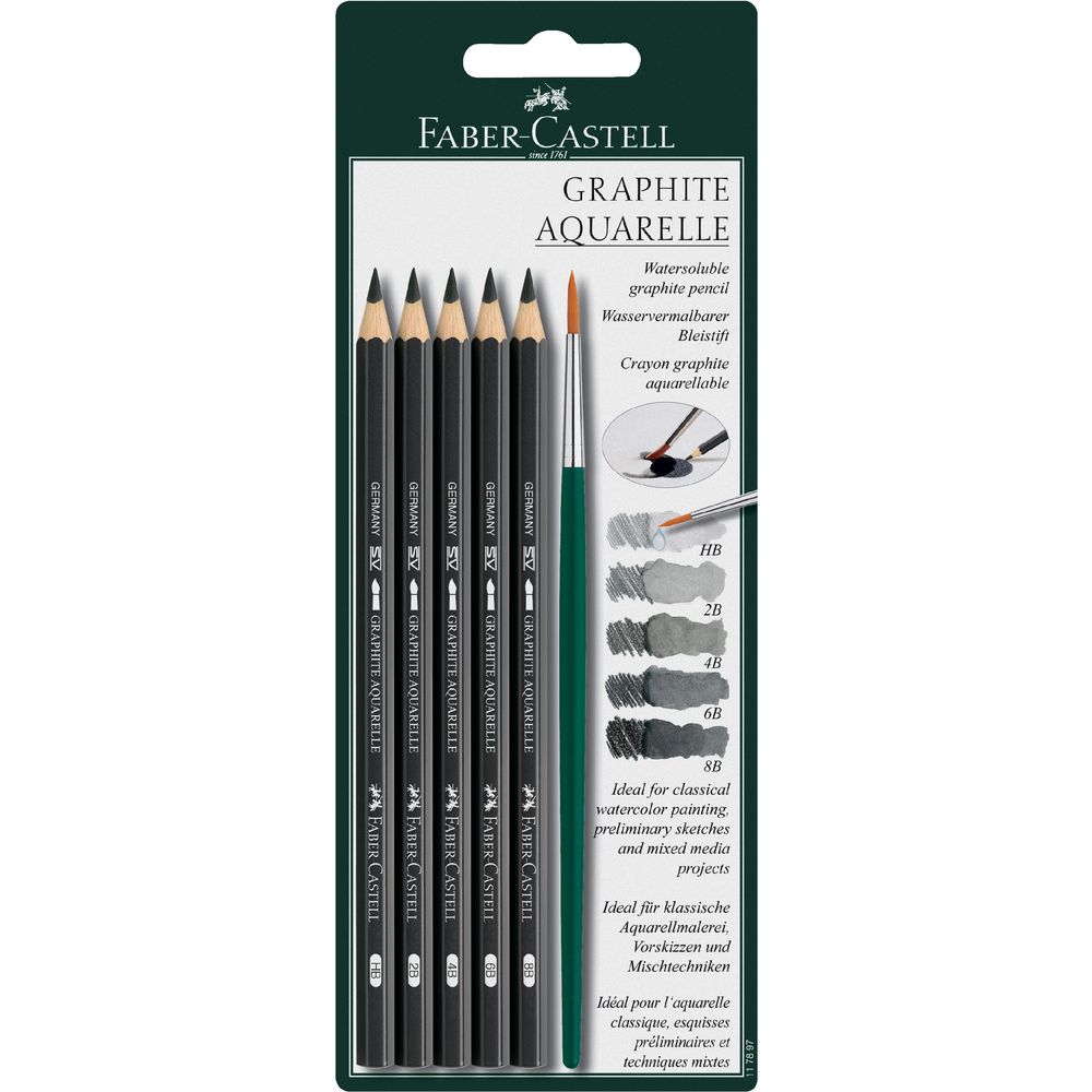 Faber-Castell Aquarelle Graphite Pencil Set