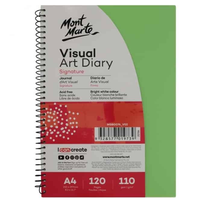 Visual Art Diary A4 120 pages