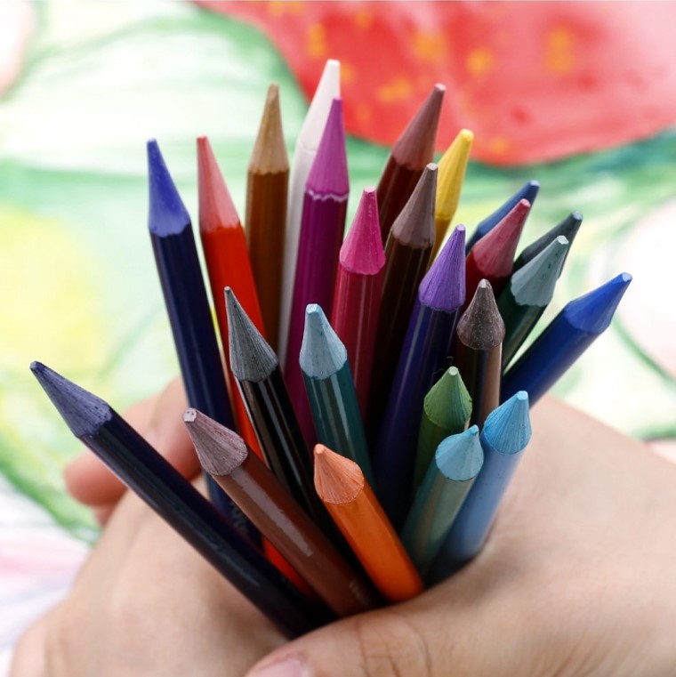 Premium Woodless Watercolour Pencils 24pc