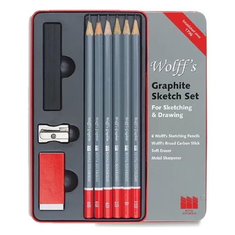 Shop Wolff's Graphite Sketch Set Australia Art Supplies Articci