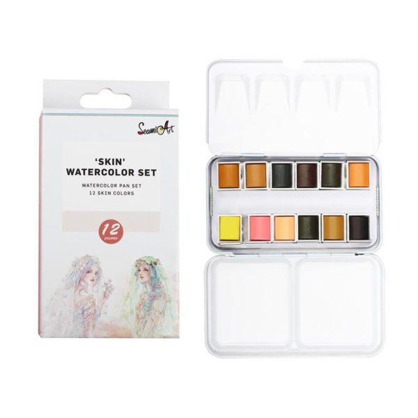 SeamiArt Skin Watercolour Pan Set