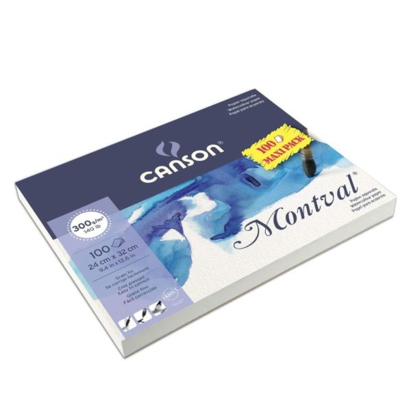 canson 300gsm montval 100 maxi pad