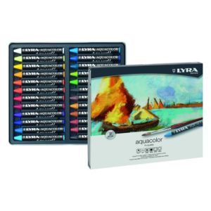Lyra Aquacolor watercolour crayon set 24