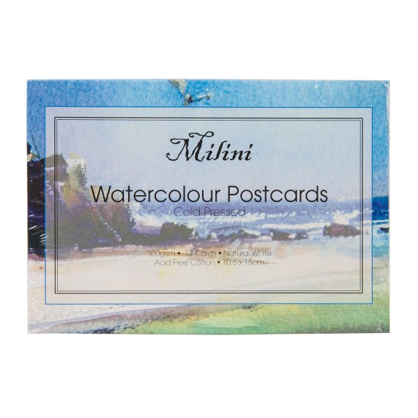 Milini Watercolour Postcards