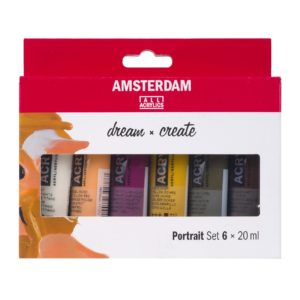 Amsterdam Acrylic Paint Set Portrait Colours
