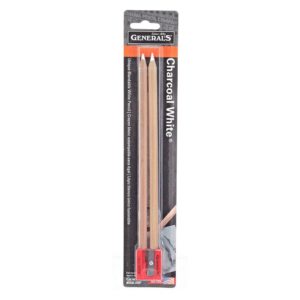 Generals Charcoal White Pencil Pack