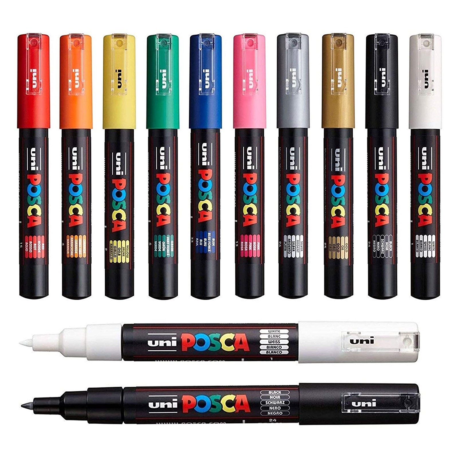 POSCA, PC3M Paint Pen, FULL SET of 45, Colourverse, Australia