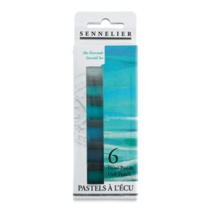 Sennelier Pastels Emerald Sea Set 6