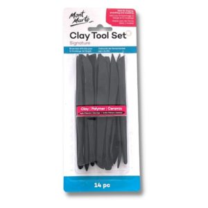 MM Plastic Clay Tool Set 14pc