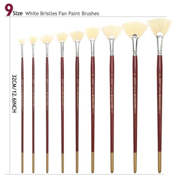 Bristle Fan Brush Sizes