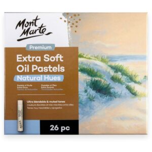 MMPT0049 Mont Marte Extra Soft Oil Pastels Natural Hues