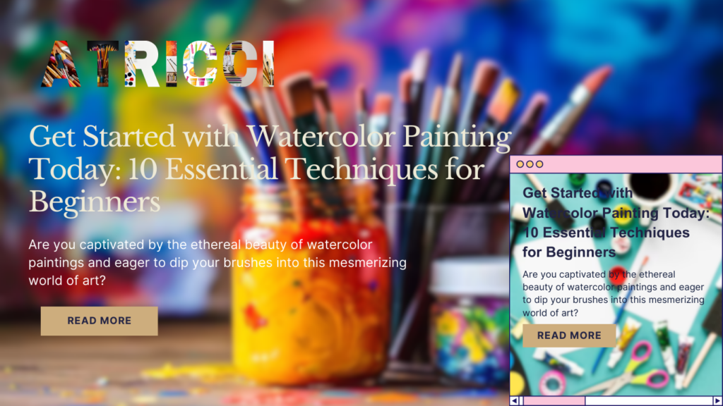 Get Started with Watercolor Painting Today: 10 Essential Techniques for Beginners | Articci