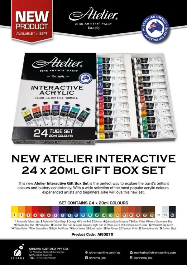 Atelier Interactive 24 x 20ml tube set