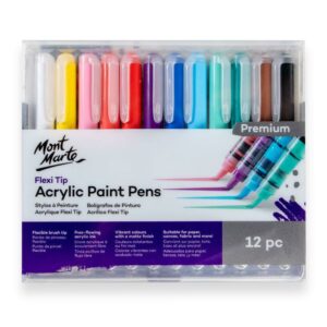 Mont Marte Flexi Tip Acrylic Paint Pens