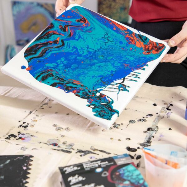 Galaxy Paint Pouring Super cell