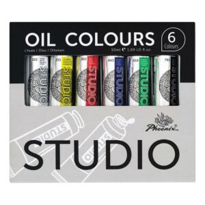 Phoenix Studio Oil Colours 6pc Set