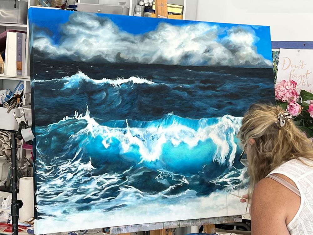 Anne Chiodo Ocean Painting