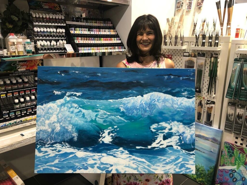 Karen Ocean Scape Painting