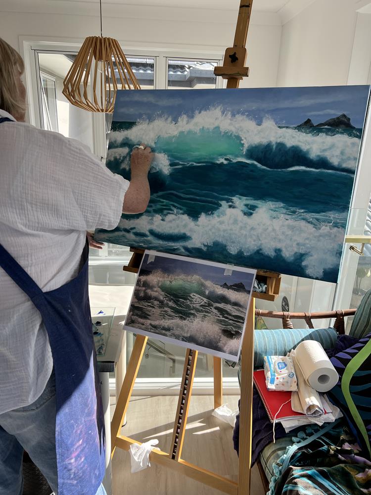 Leonie Ocean Painting
