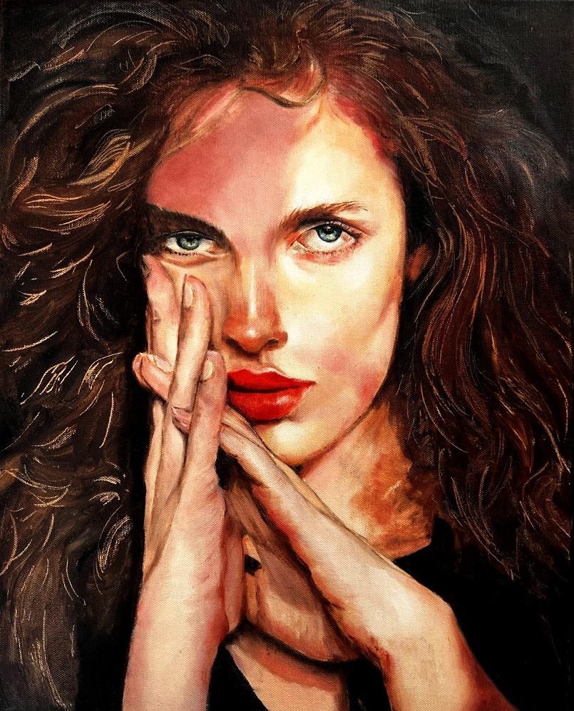 Portrait Painting by Tracy Saywell